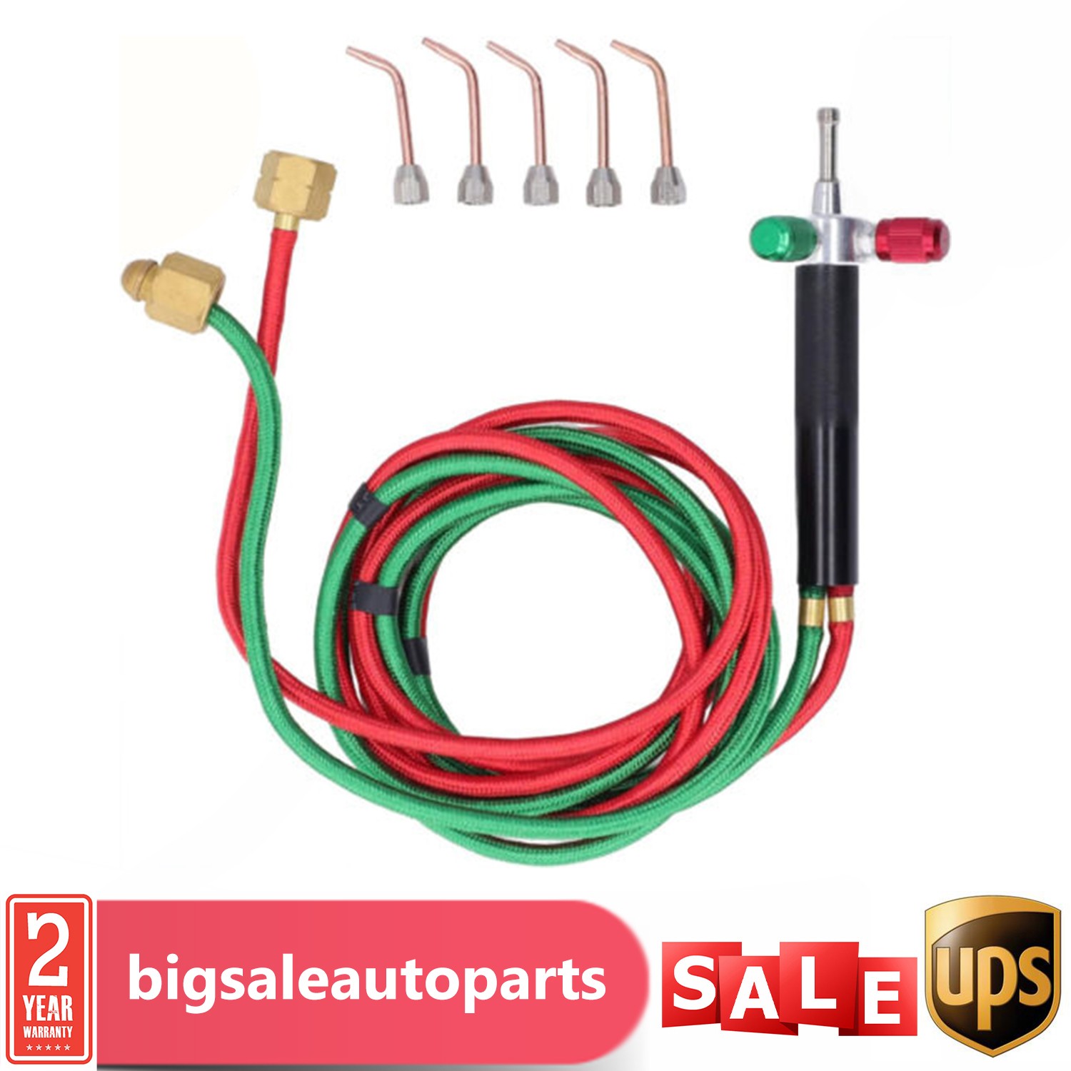 Jewelry Jewelers liquefied gas Little Torch Welding Soldering kit w/ 5 tips USA