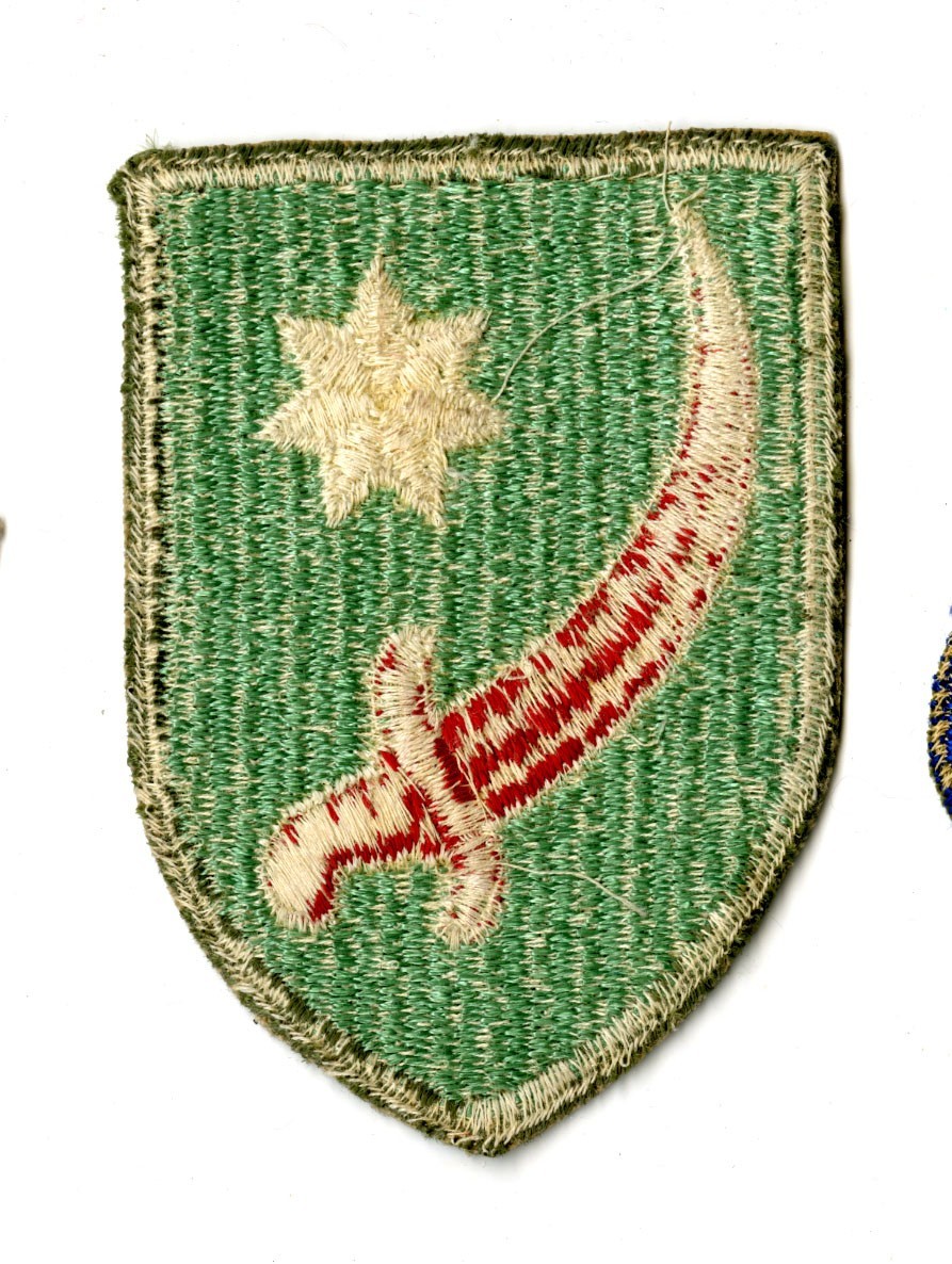 Persian Gulf Command White Back Patch WWII Vintage