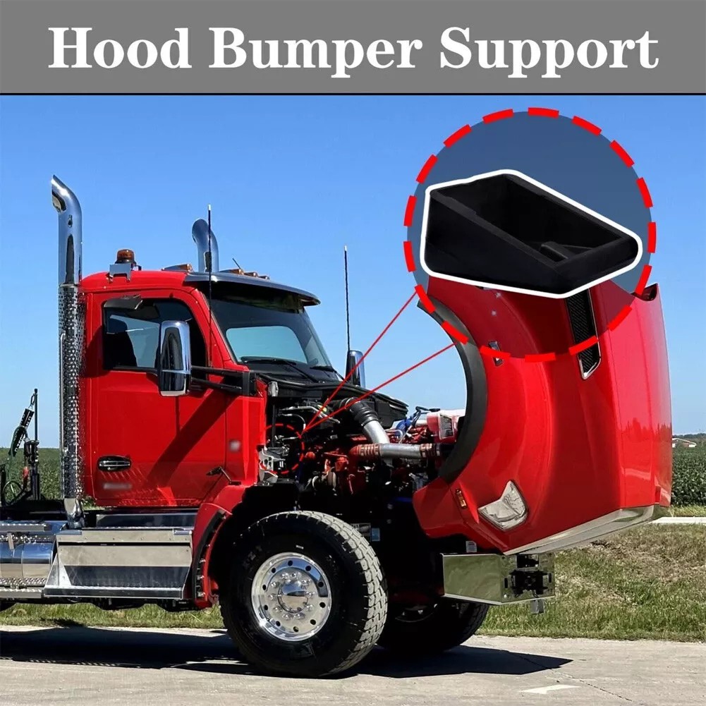 For Peterbilt 567 579 Kenworth T880 T680 Hood Bumper Support L85-6081 2pcs