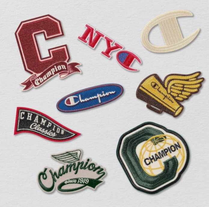 Champion Sports Limited-Time collection Embroidered Patches. Lot Of 8. New