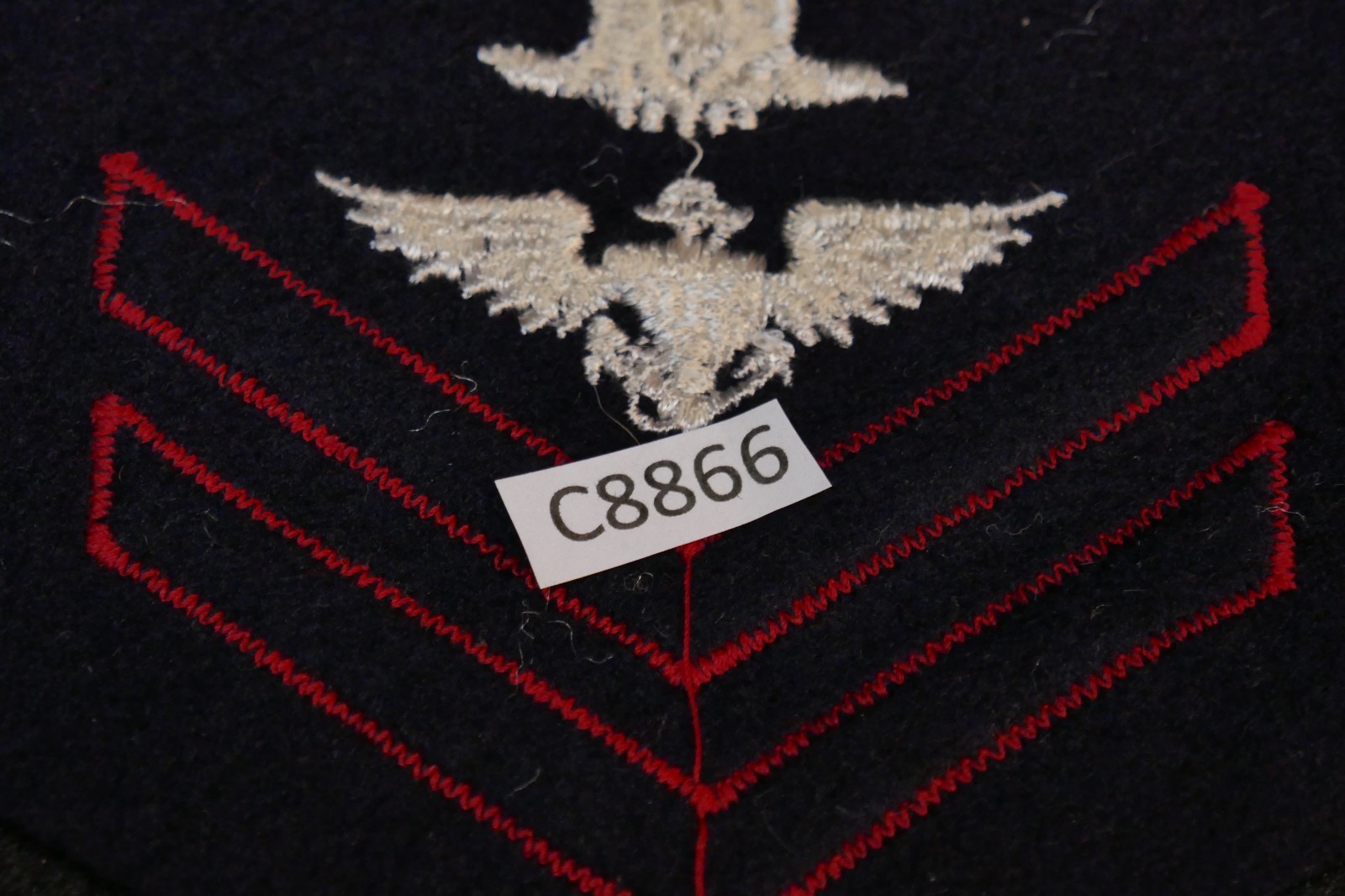 WWII USN Navy Aviator Pilot 2nd Class Petty Officer Rate Patch Class A Wool Type