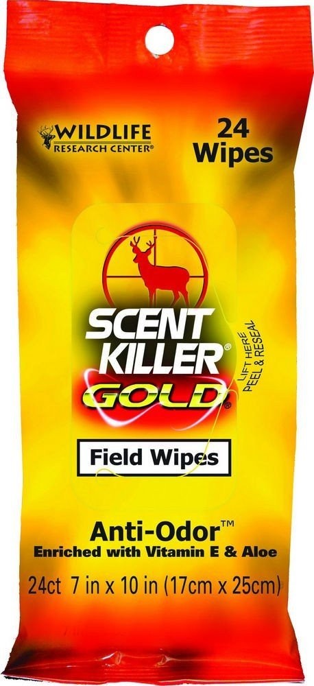 Wildlife Research Center Gold Hunting Scent Killer Field Wipes - 1295
