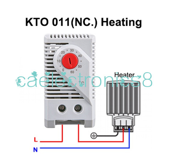 KTO011 KTS011 Normal Open Closed Temperature Controller Industrial Thermostat