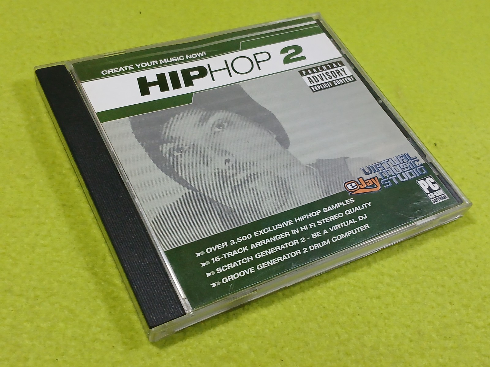eJay Virtual Music Studio HipHop2 PC CD-ROM Windows 95b 98 XP OG Beat Maker eJay