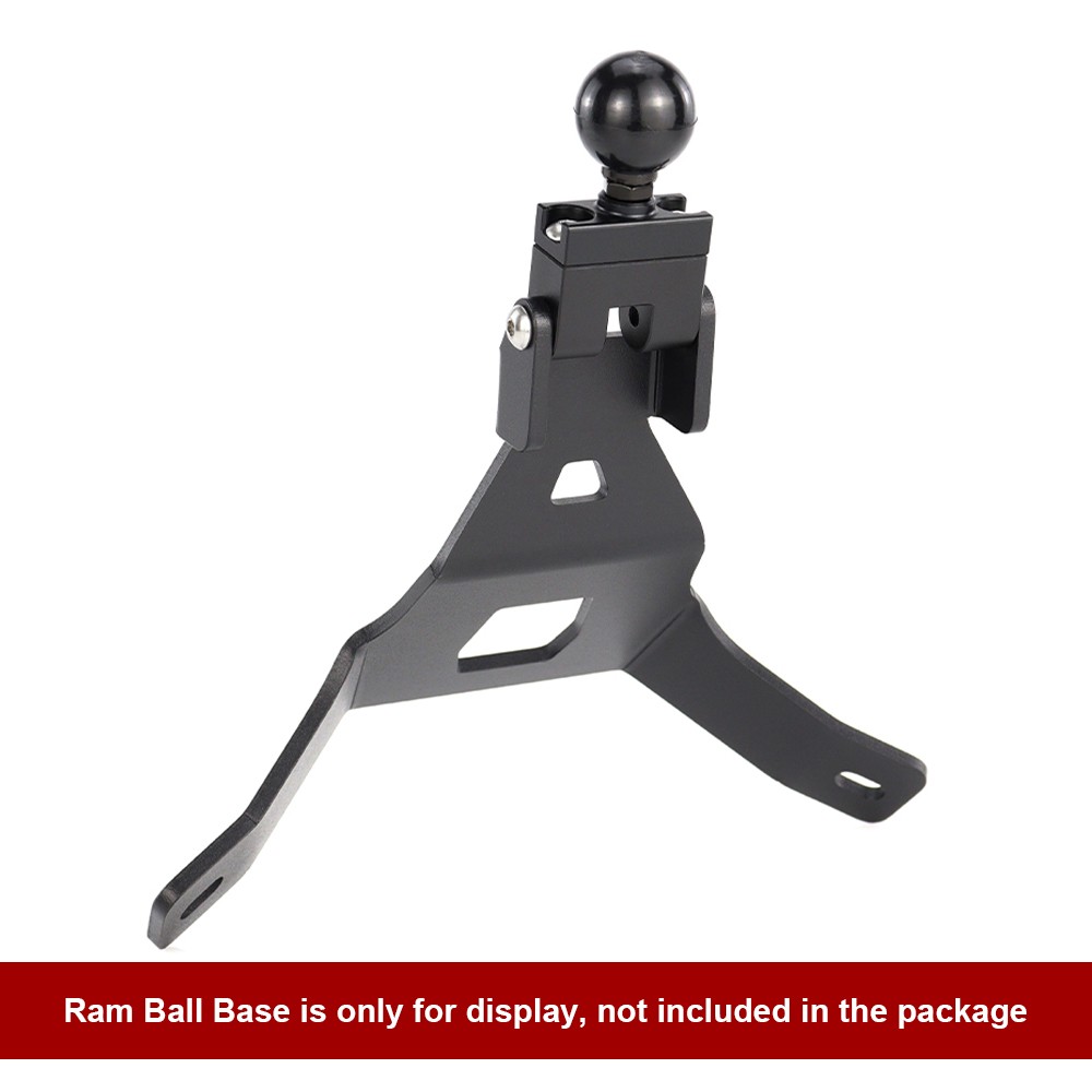 Aluminum GPS Cell Phone Mounting Support Black Fit For YAMAHA MT03 2022-2024