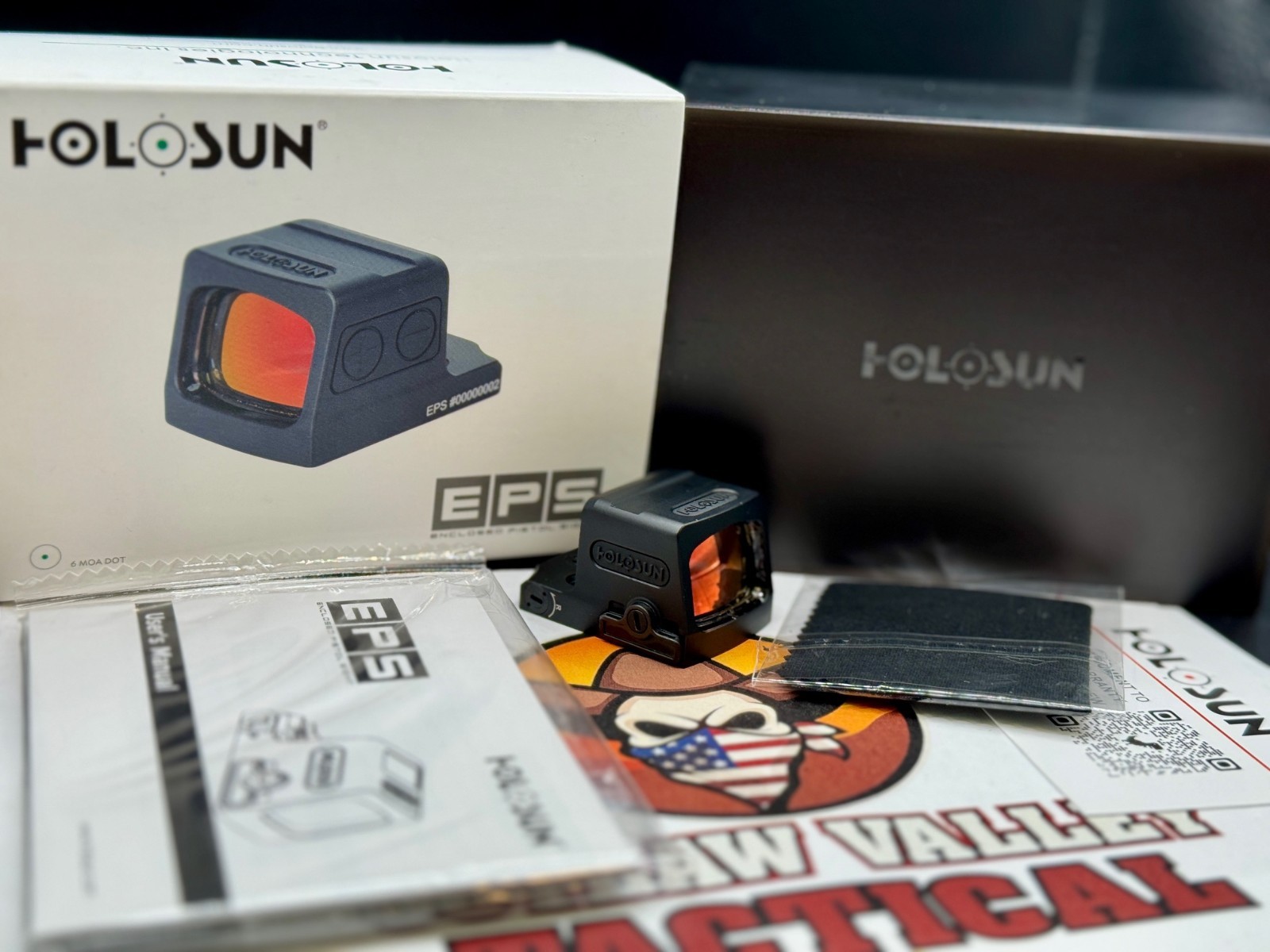HOLOSUN EPS Carry 6 MOA Green Dot Sight - Black