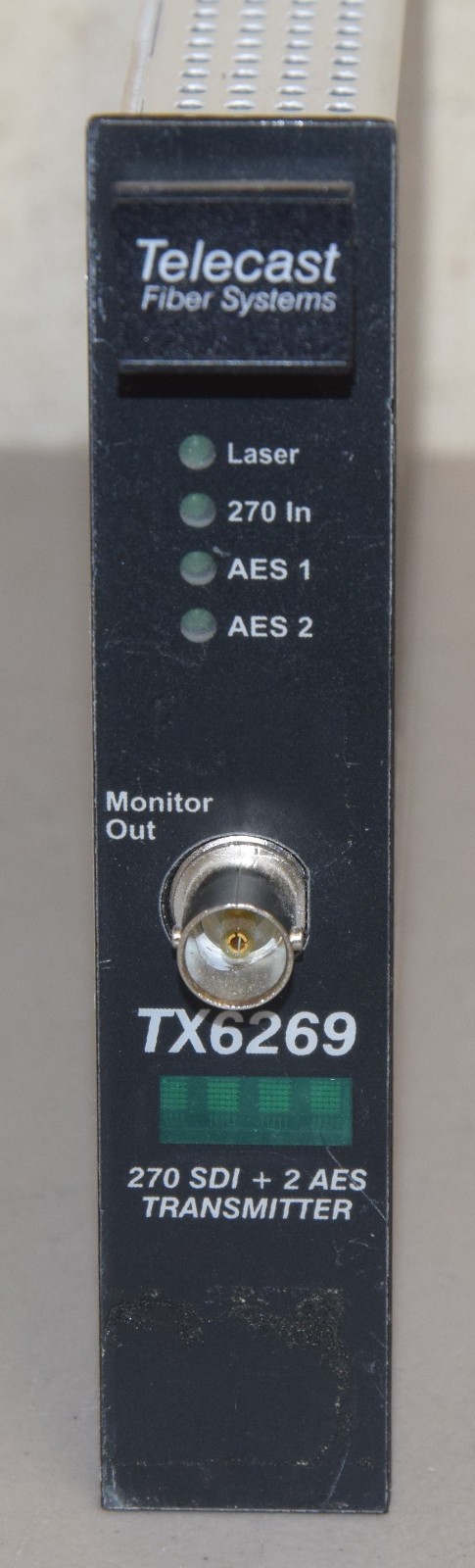 Telecast Fiber Systems TX6269 TX6269-A 270 SDI + 2 AES Transmitter for Viper II
