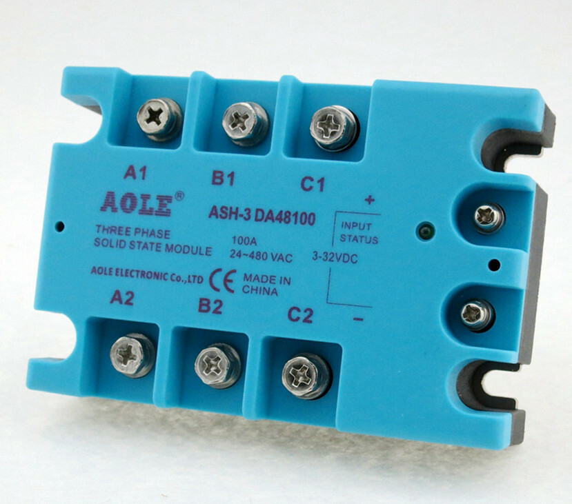 100A three-phase solid state relay TSR-100DA-H DC control AC ASH-3DA48100