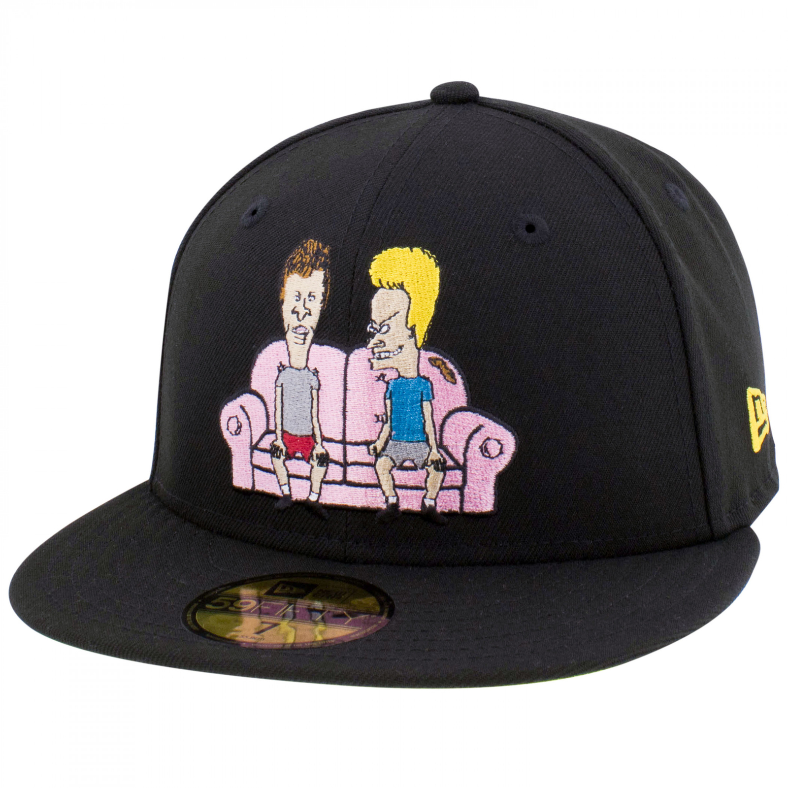 Beavis and Butthead Couch New Era 59Fifty Fitted Hat Black