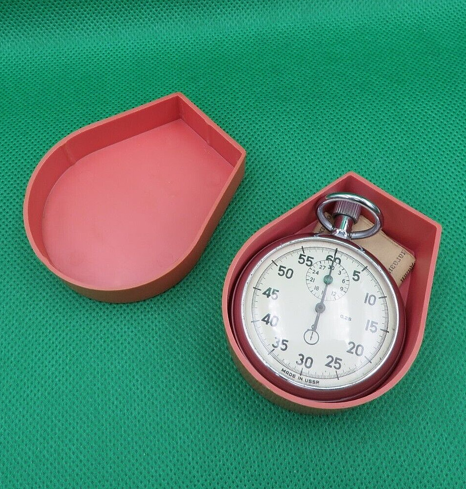 Mechanical Stopwatch Vintage Soviet USSR