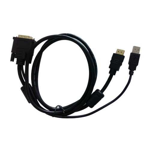 LILLIPUT 16.5F 5 meters  HDMI TO DVI CABLE WITH USB FOR LILLIPUT TOUCH SCREEN