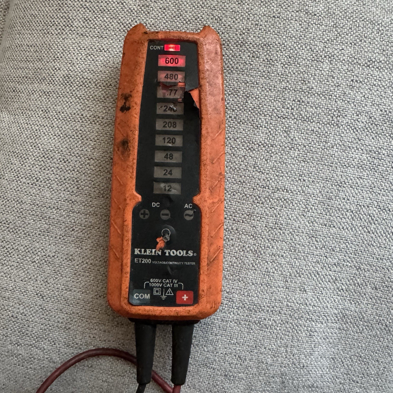 KLEIN TOOLS | ET200 Voltage/Continuity Tester