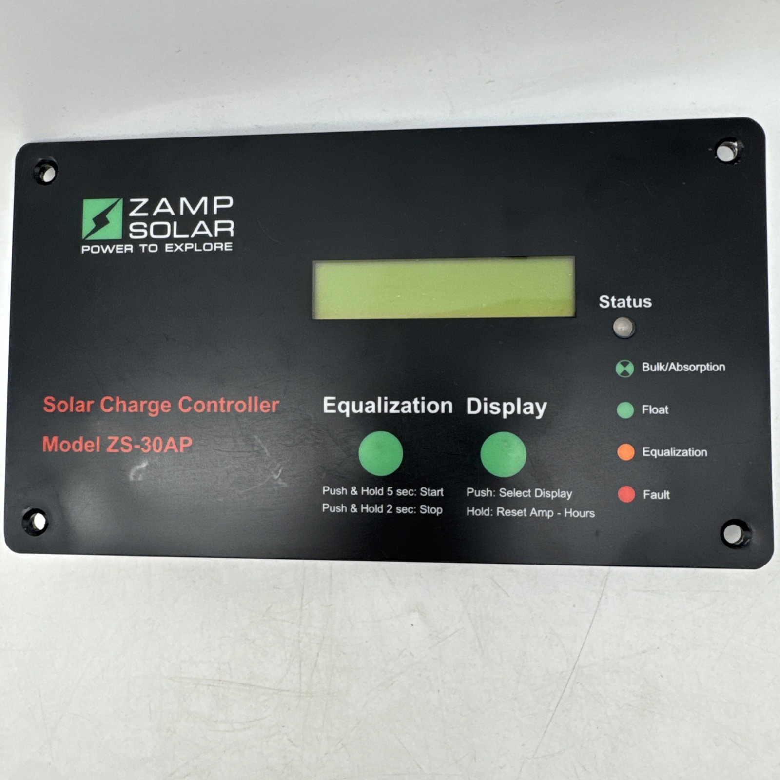 Zamp Solar 30 Amp RV Solar Charge Controller ZS-30AP