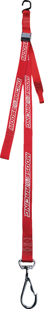 Moose Offroad 1-1/2 Inch Tie-Downs Red Swivel Hooks USA 3920-0528 Universal