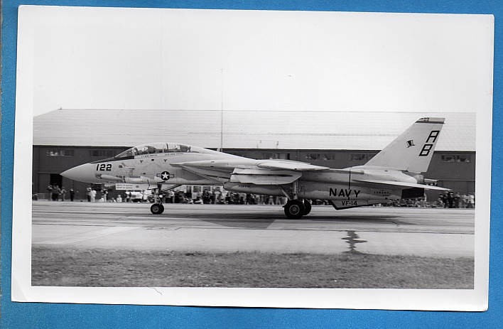 1970-80s USN F-14 Tomcat 159597 VF-14 Original Photo