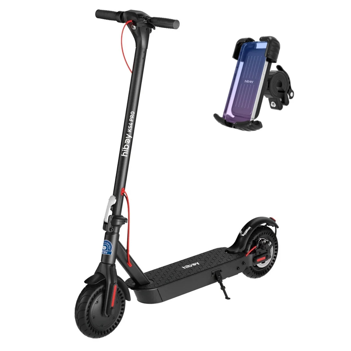 Hiboy Electric Scooter for Adult 10"Tires 19MPH 25Miles 500W With Phone Holder