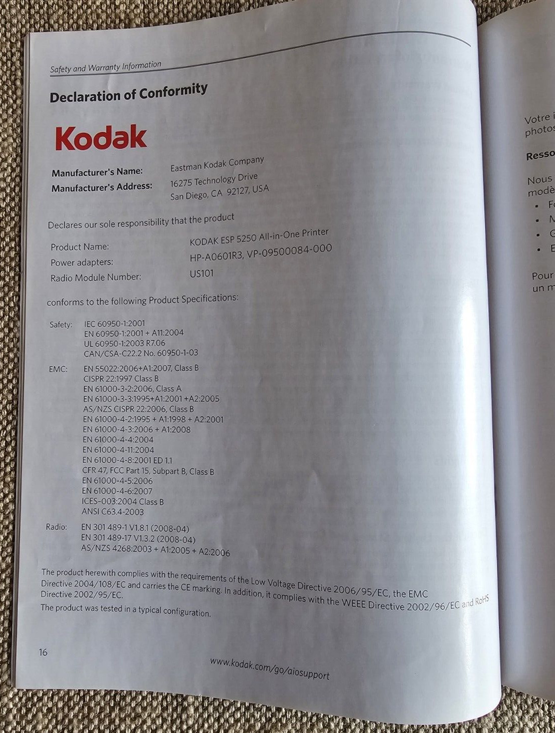 Kodak Printer ESP 5200 Series User Guide Manual and Start Here Guide Booklet