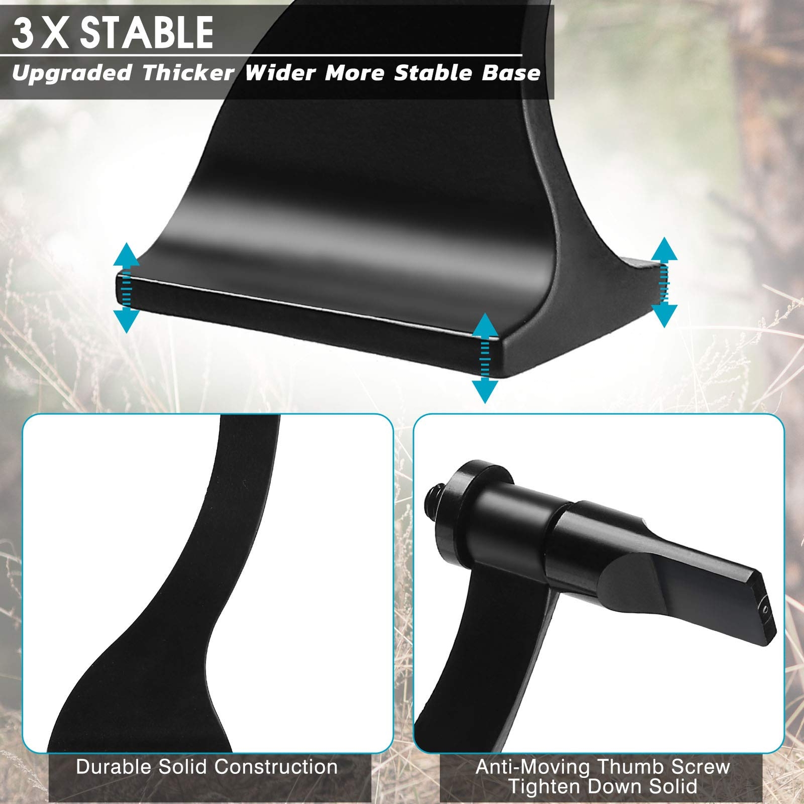 Binocular Tripod Adapter, Binocular Mount 1/4 Inch Threading Mount Aluminium,...