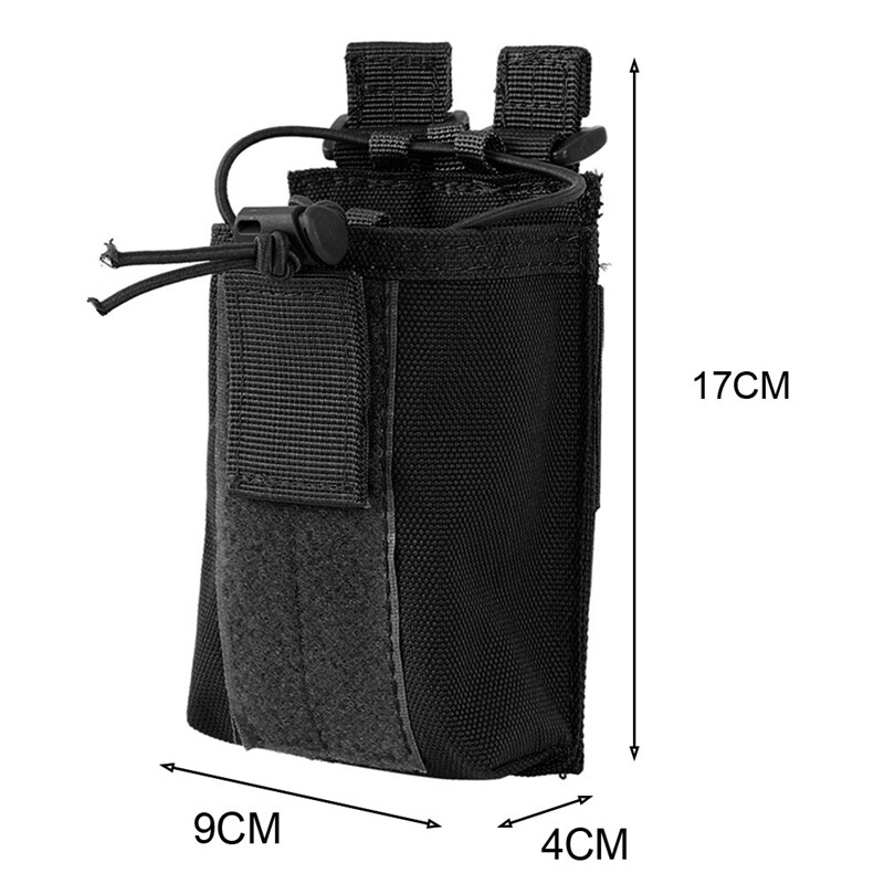 Tactical Molle Pouch Radio Walkie Talkie Holder Bag Belt Pack Magazine Pouch