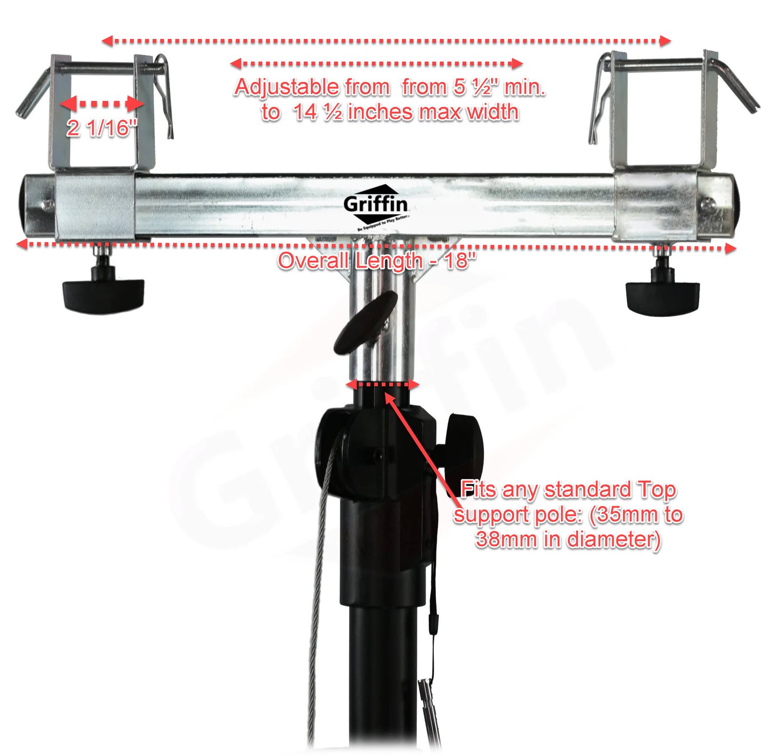 Truss T Bar Adapter Support Holder Brackets Square Triangle Trussing DJ Mounts