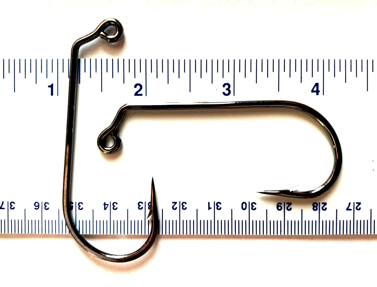 250 GT 32824 2X Strength Black Nickel 60 Degree Round Bend Jig Hooks size 7/0