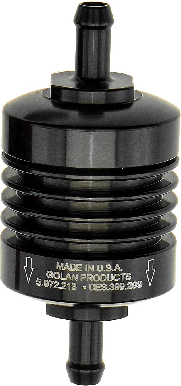 Golan Peak Flow Fuel Filters 60-250C-BLACK