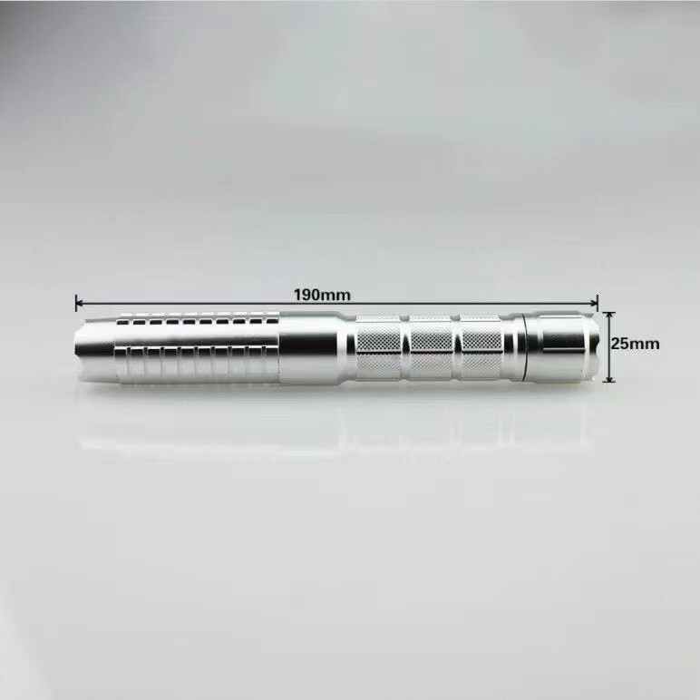 Green Laser Pointer Adjustable Focus 520nm Visible Laser Sight Flashlight