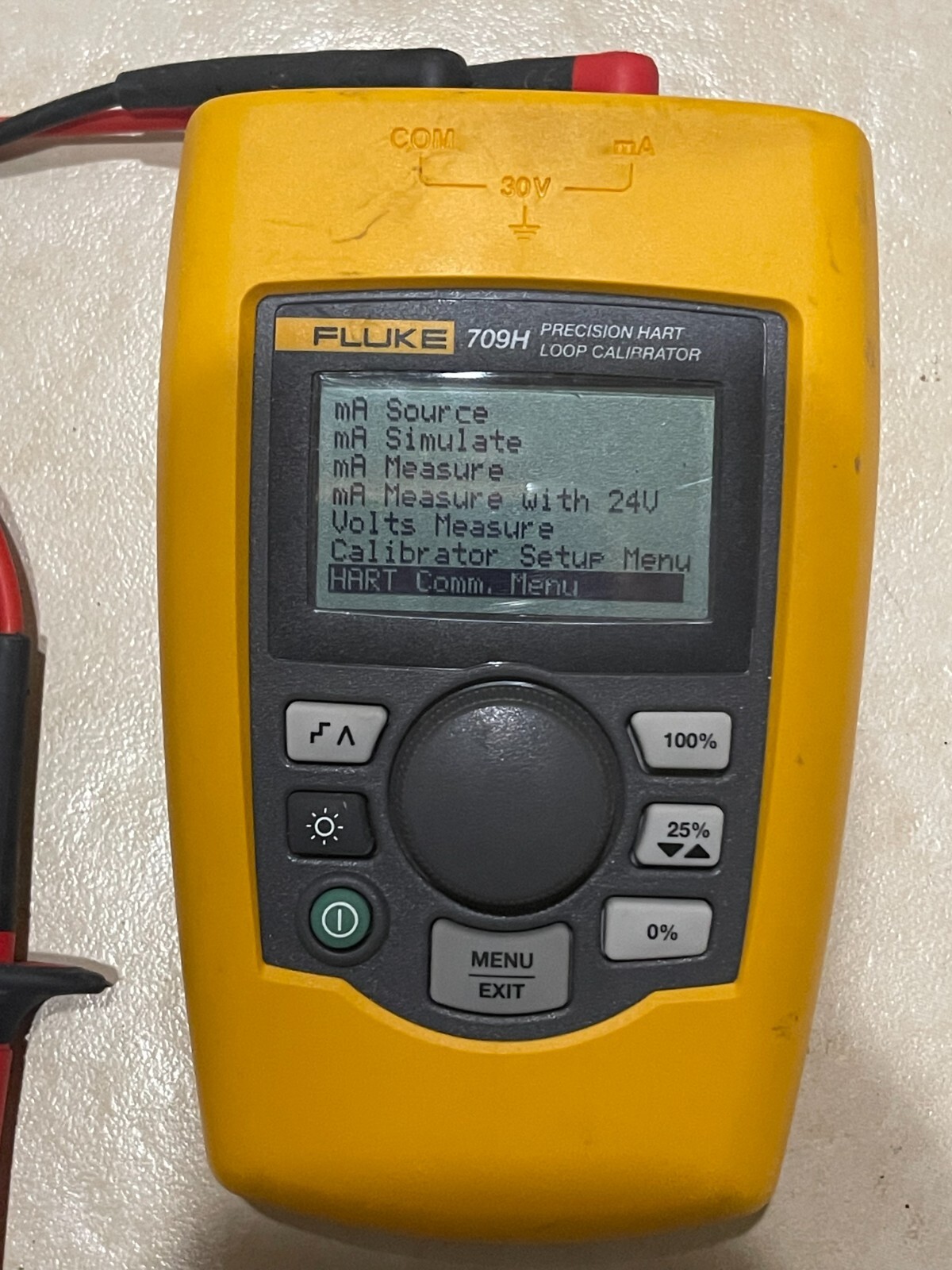 Fluke 709H Precision Loop Calibrator, HART Communications/Diagnostics