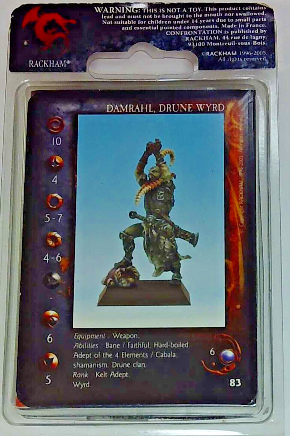 RACKHAM Confrontation: Damrahl, Drune Wyrd DRMA02