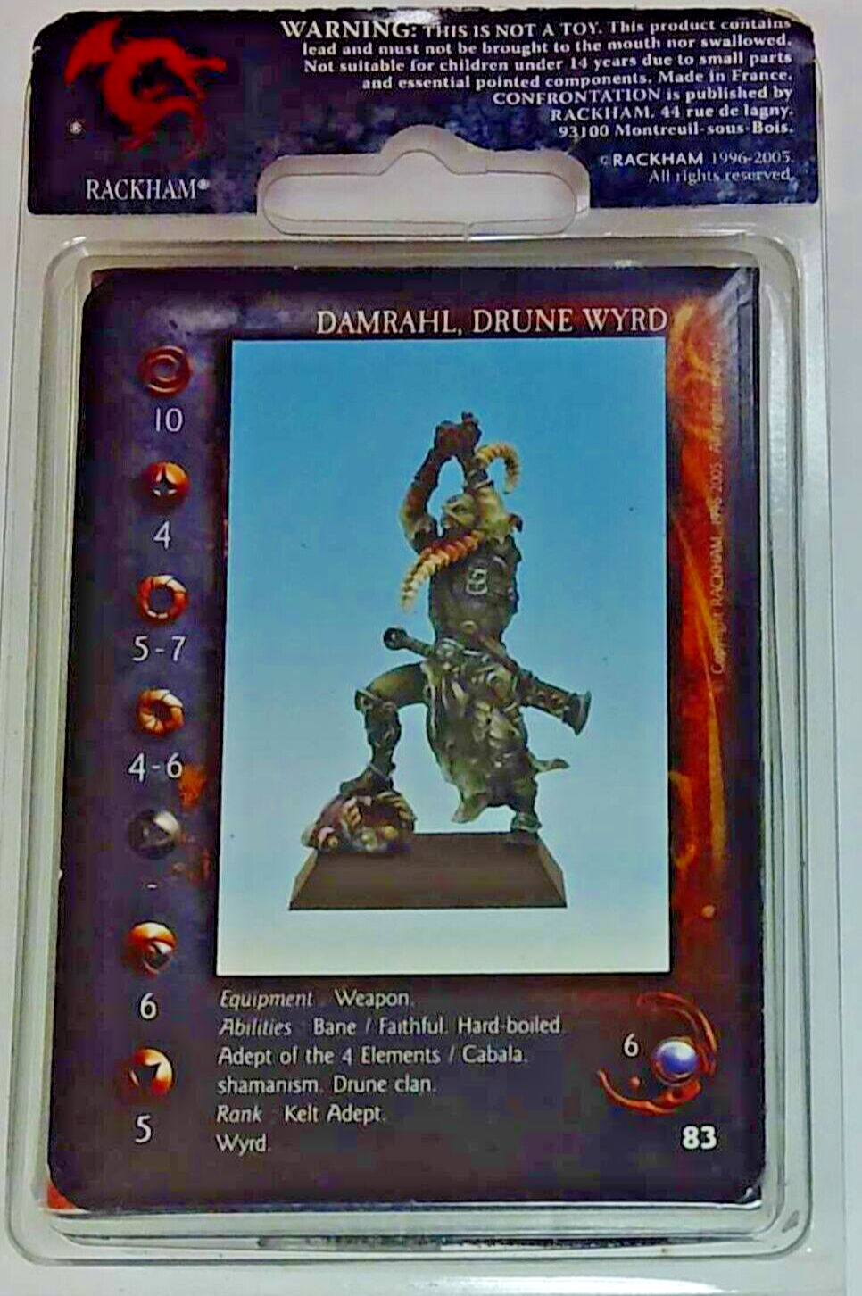 RACKHAM Confrontation: Damrahl, Drune Wyrd DRMA02