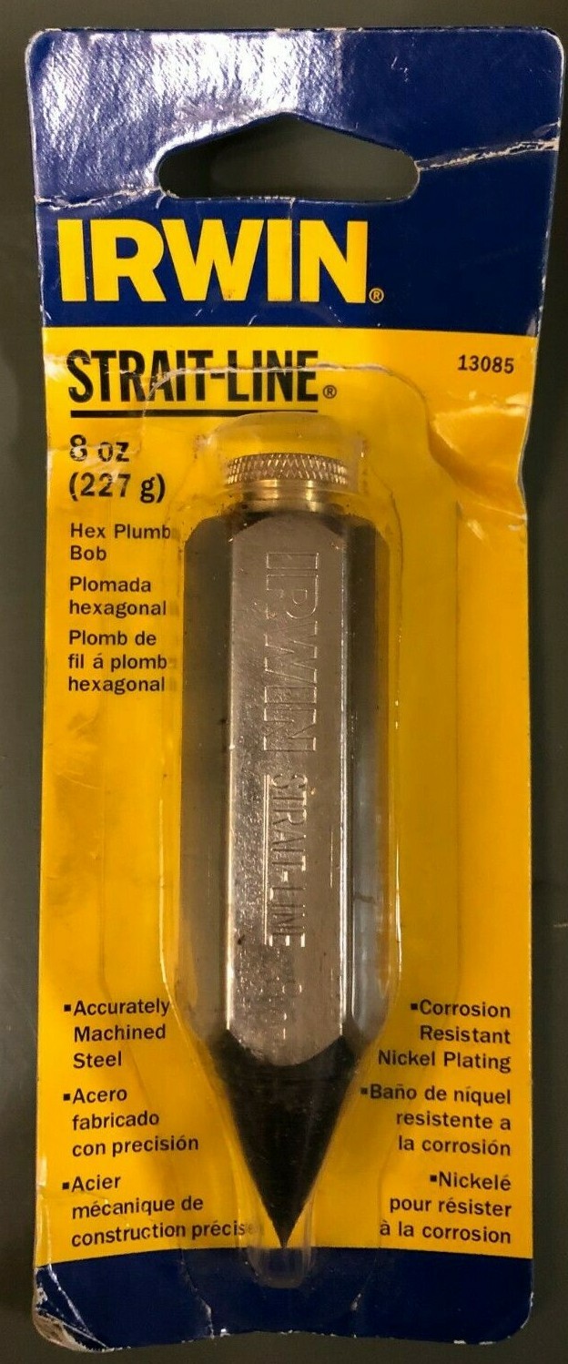 Irwin 8 oz Hex Plumb Bob (13085)