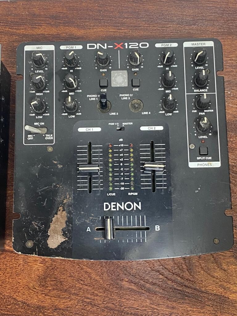 Denon DN-X120 / DN-X100 DJ Mixer Untested Powers On
