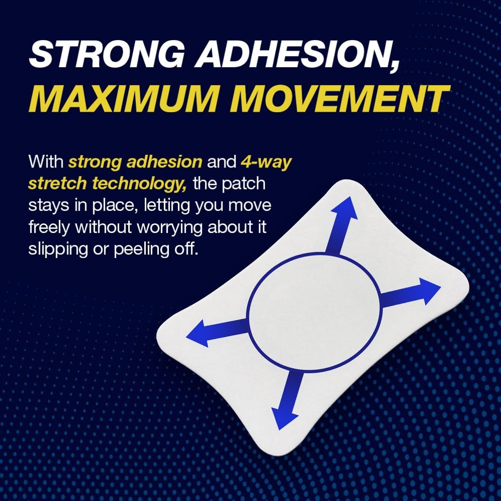 AREX Cool & Hot Pain Relieving Patch, Large 1 Pack (6 Patches Total)…
