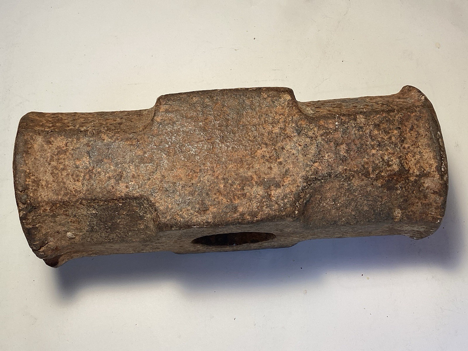 Vintage Unbranded Sledge Hammer Head Octagonal 7.5 Pounds