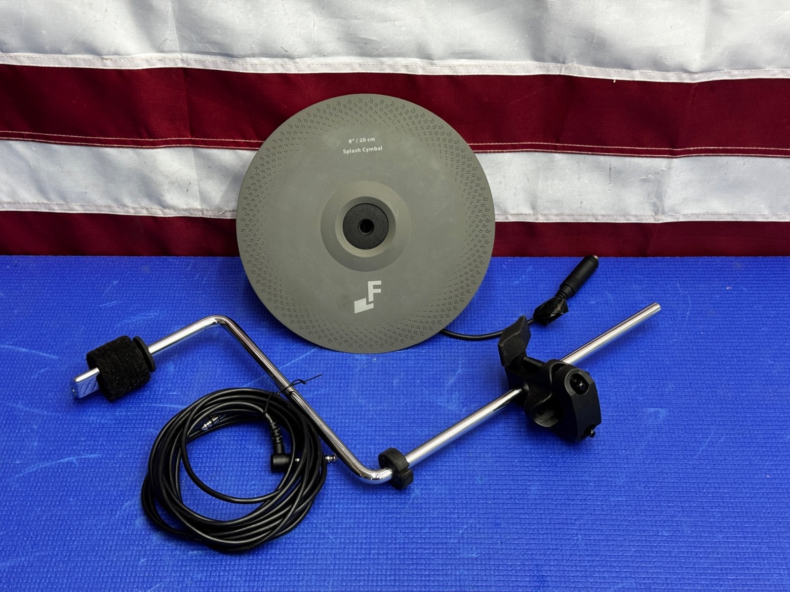 EFNOTE EFD-C08 Electronic 8" Splash Cymbal with Cable and Cymbal Arm