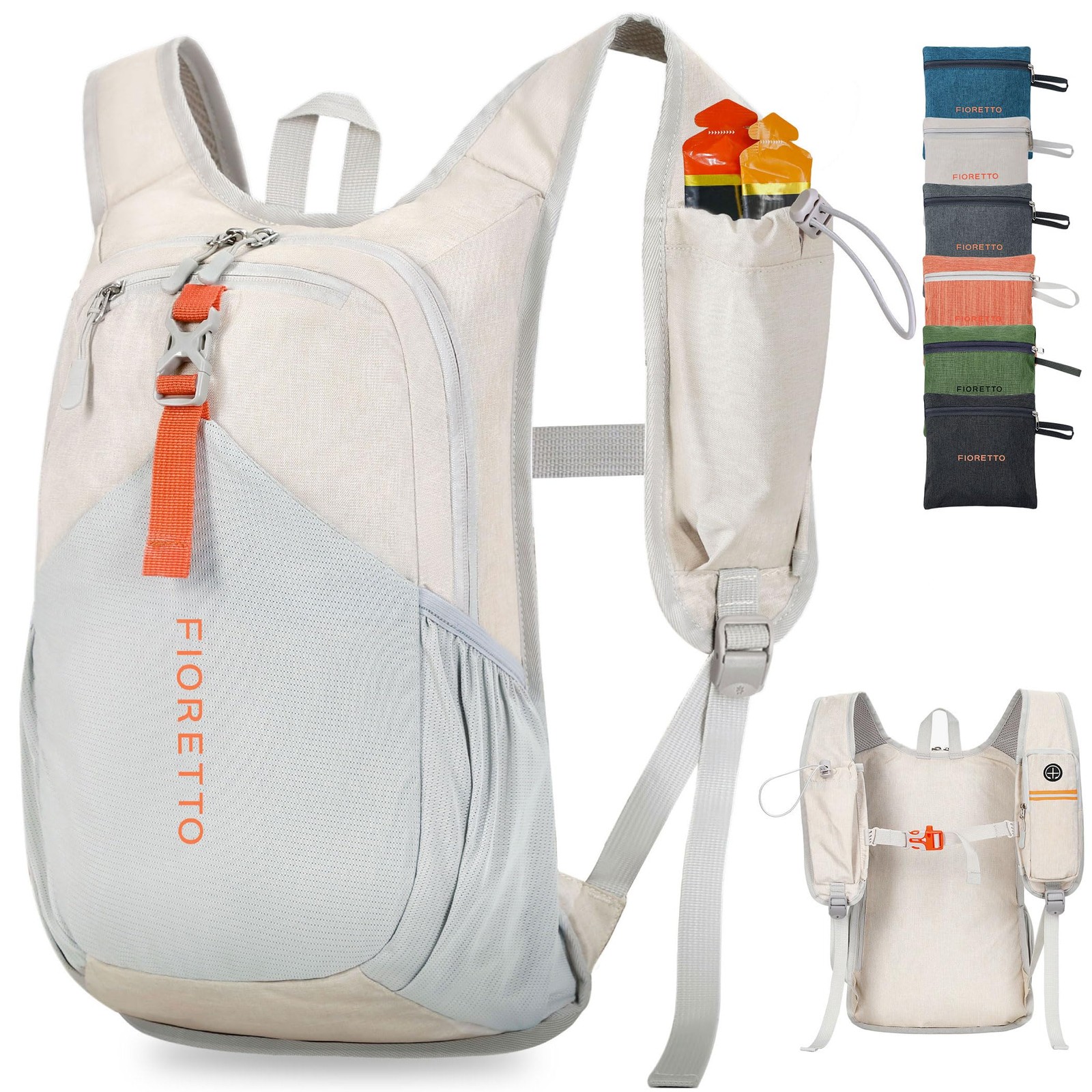 Best FIORETTO 15L Hiking Backpack for Women Men Mini Packable Lightweight Small