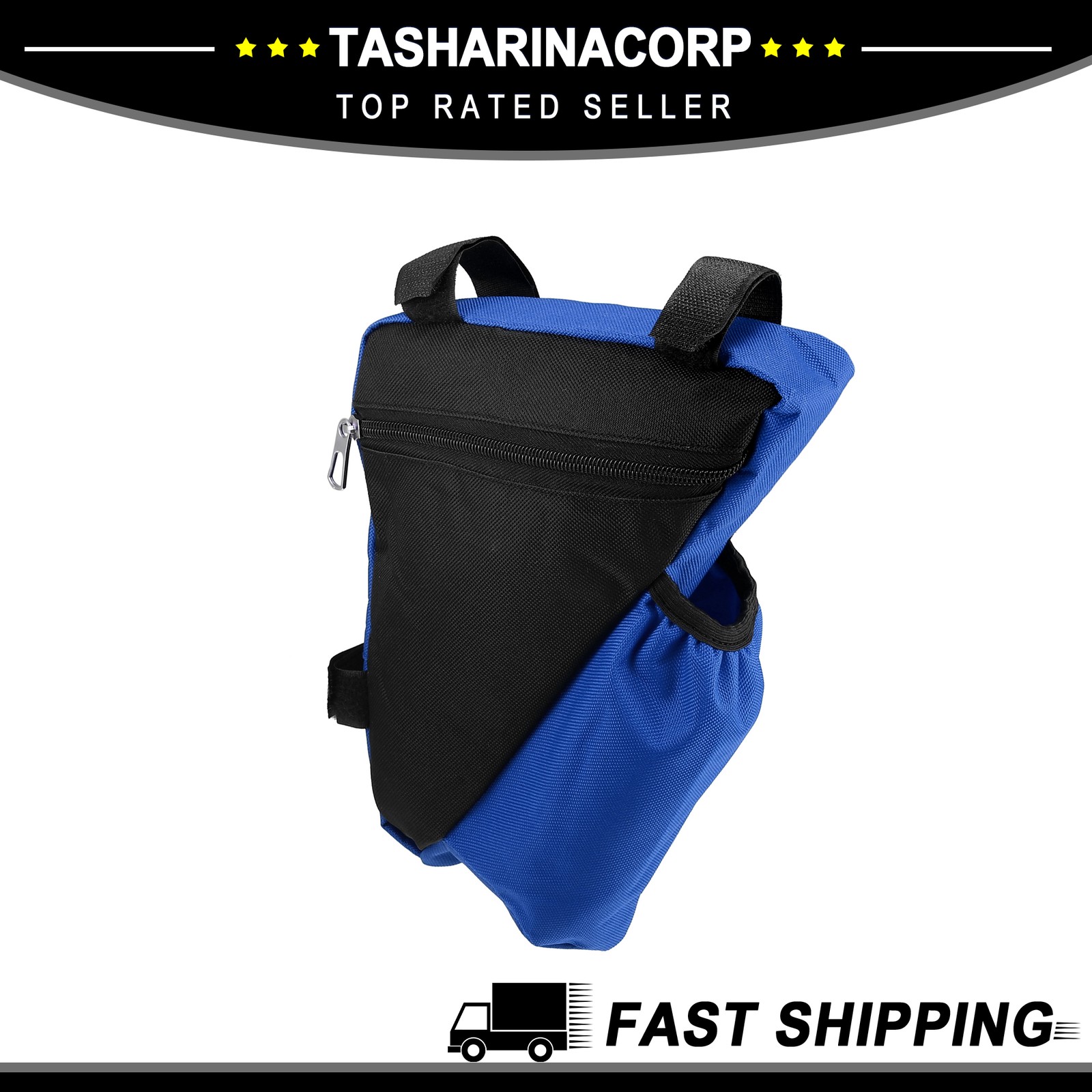 Triangle Frame Bag with Bottle Holder Storage Bag for Mountain Bicycle