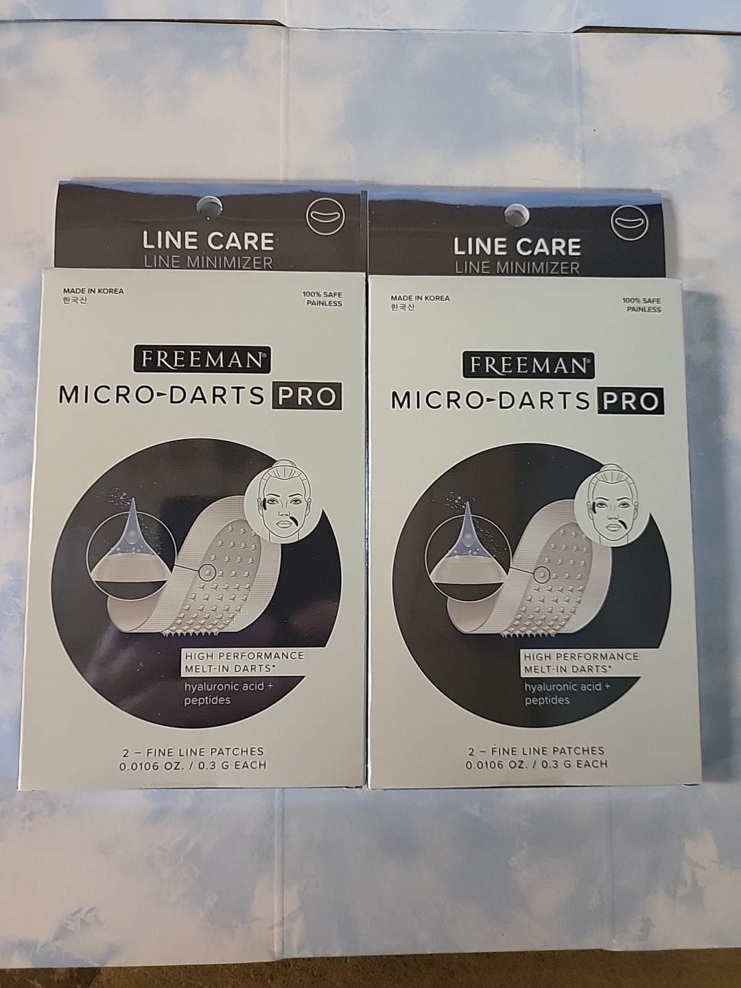 FREEMAN MICRO DARTS PRO FINE LINE PATCHES 2 Boxes - 2 patches in ea