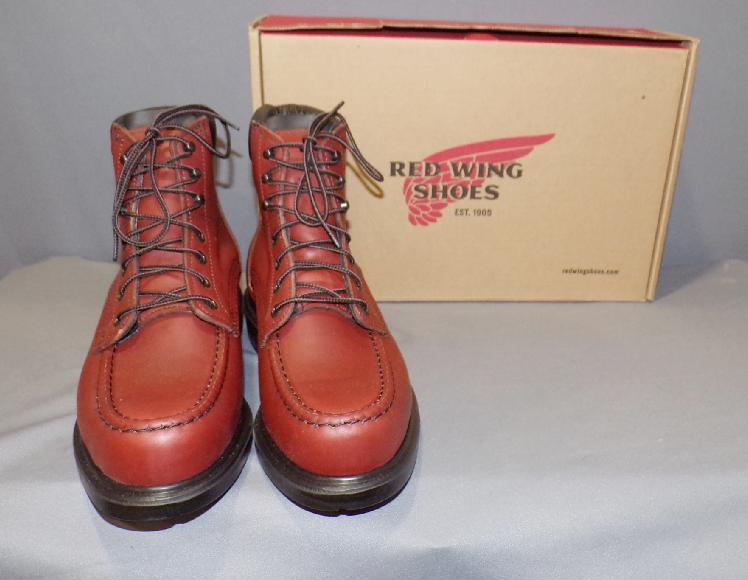 RED WING BOOTS SUPERSOLE RED MOC TOE 202 BOOT NEW IN BOX MULTIPLE SIZES n WIDTHS