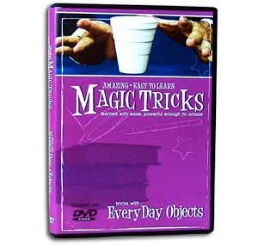NEW Magic Tricks DVD With Everyday Objects Close Up Street Bar Beginner Easy