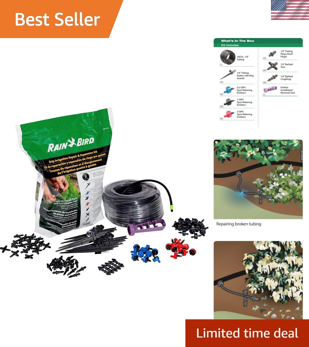 DRIPKITBAG Drip Irrigation Repair and Expansion Kit