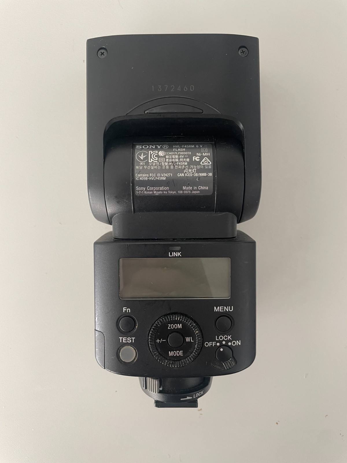 Sony HVL-F45RM External Flash with Wireless Radio Control - Black