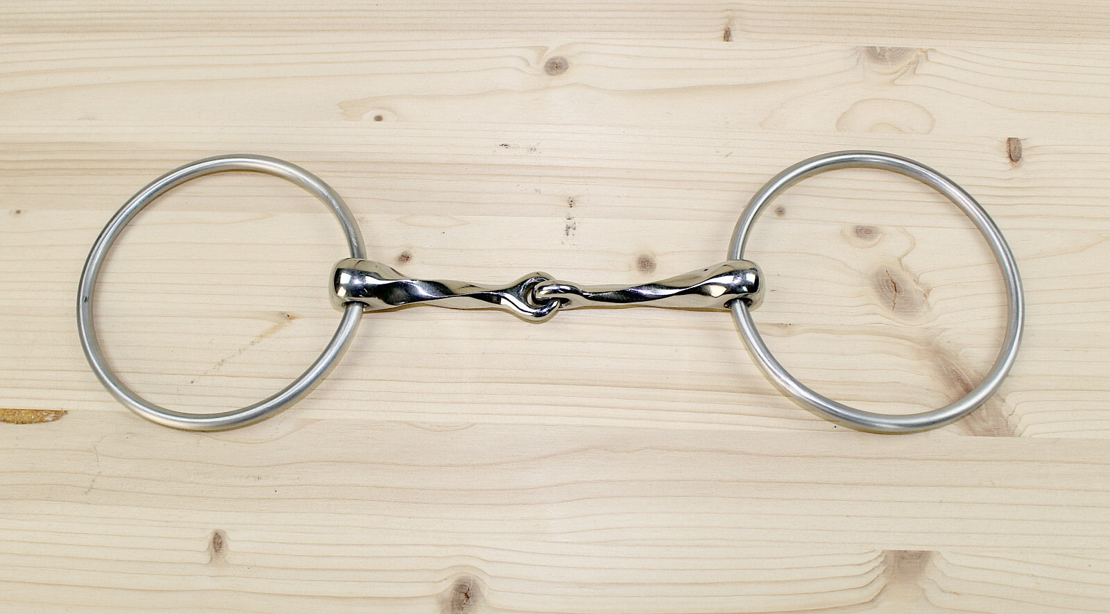 Twisted Snaffle Bit With Big Rings