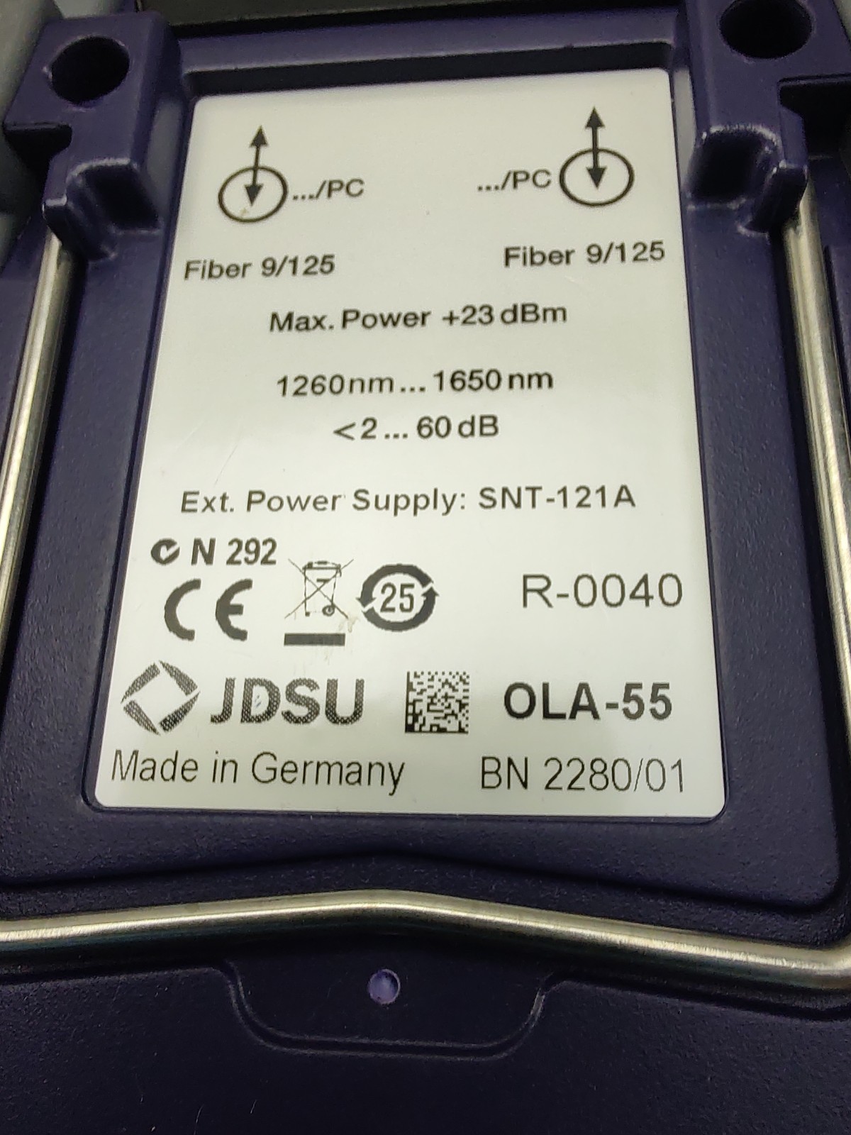 JDSU OLA-55 Optical level attenuator BN 2280/01