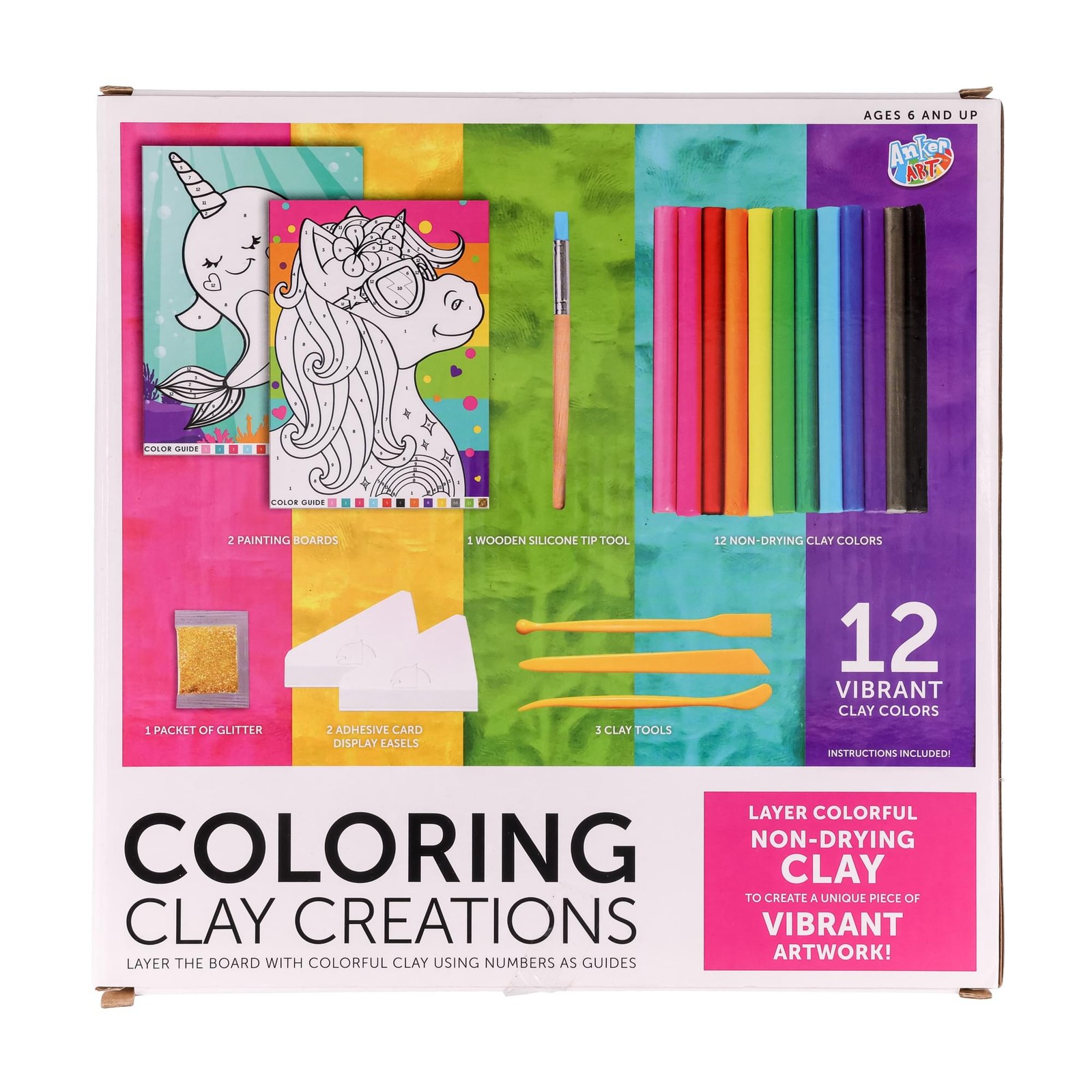 Coloring Clay Creations Design Kit | Unicorn