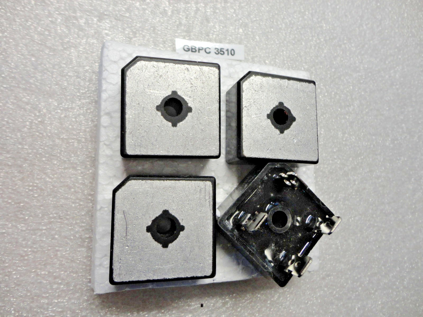 4pcs GBPC3510, KBPC3510 Bridge Rectifier Single Phase Metal Case 1000V 35A, USA