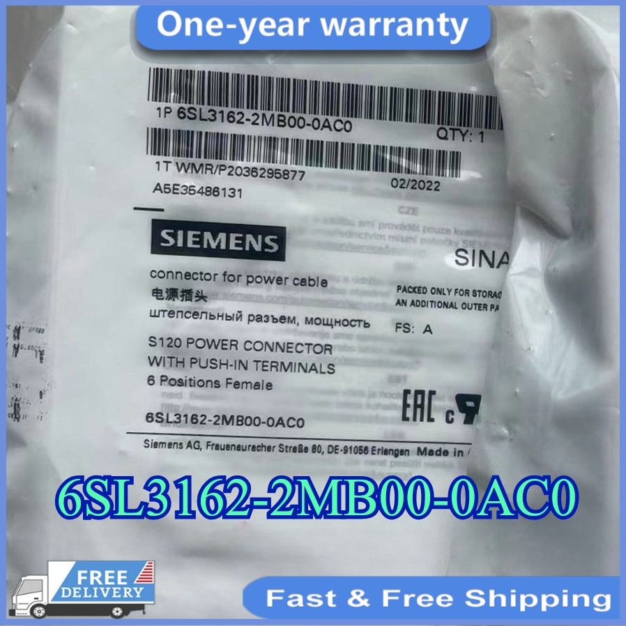 1PCS 6SL3162-2MB00-0AC0 Brand New Siemens 6SL3 162-2MB00-0AC0 Fast delivery