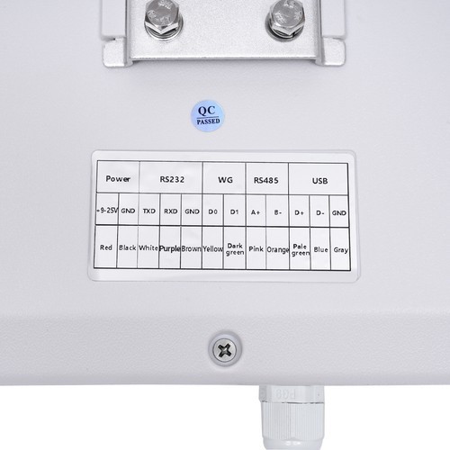 UHF RFID Long Range Card Reader Integrated Reader Parking System Access Control