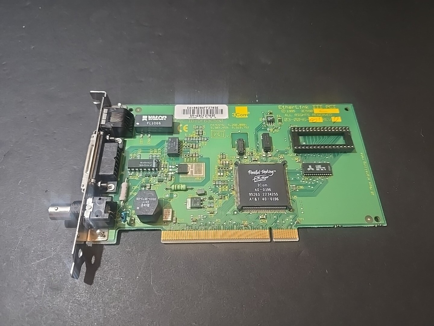 3COM Etherlink III 3C590 PCI Network Interface Card 3C590 REV D