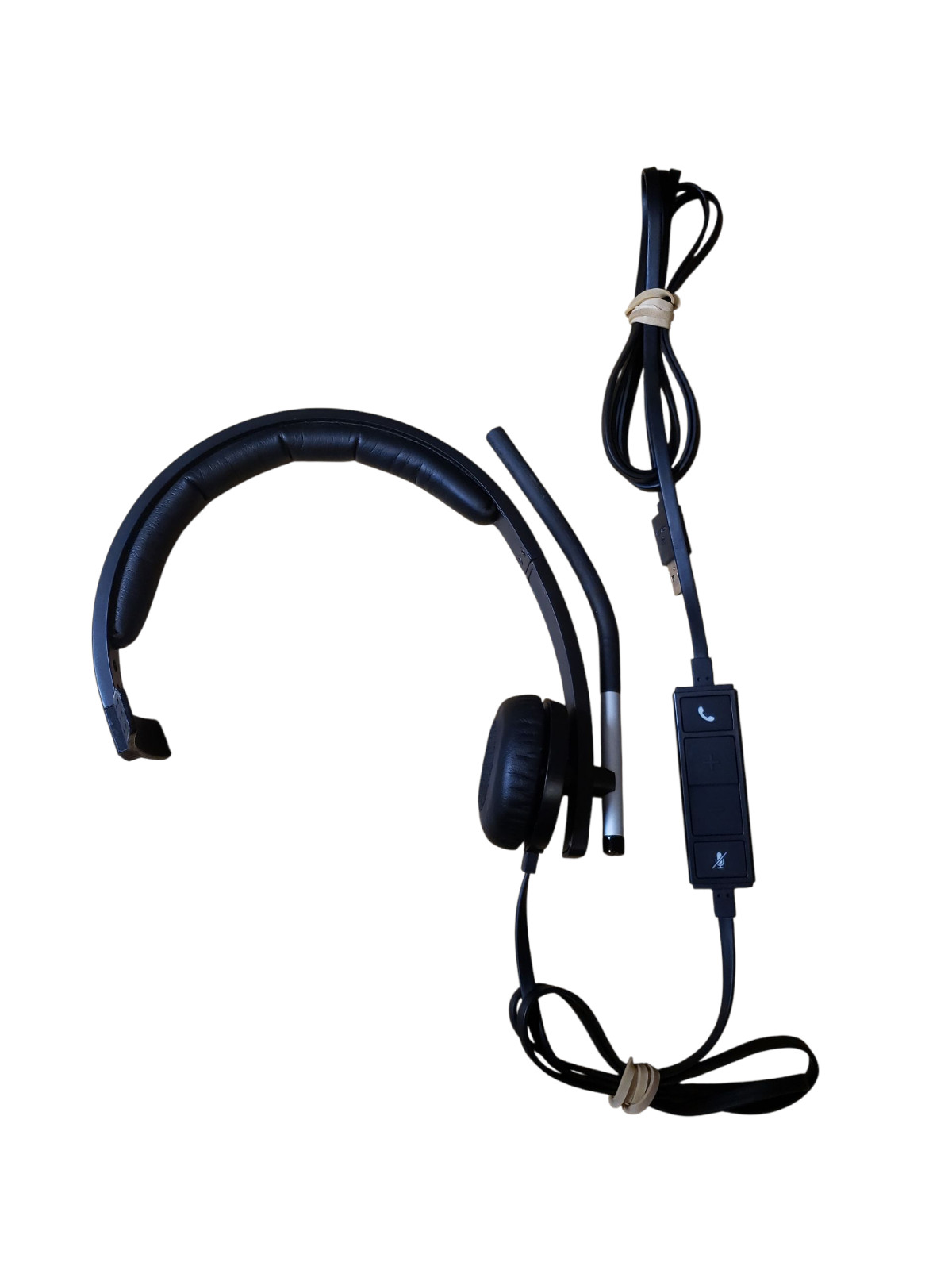 Logitech USB Wired On-ear Headset Mono Model A-00050 | tested working